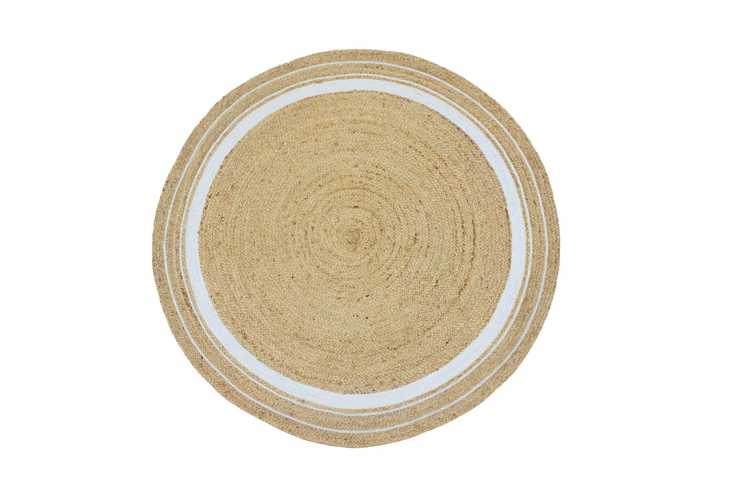 Ripaz Vogue Natural Jute Rug – Eco-Friendly Handmade Carpet Round, Rectangle