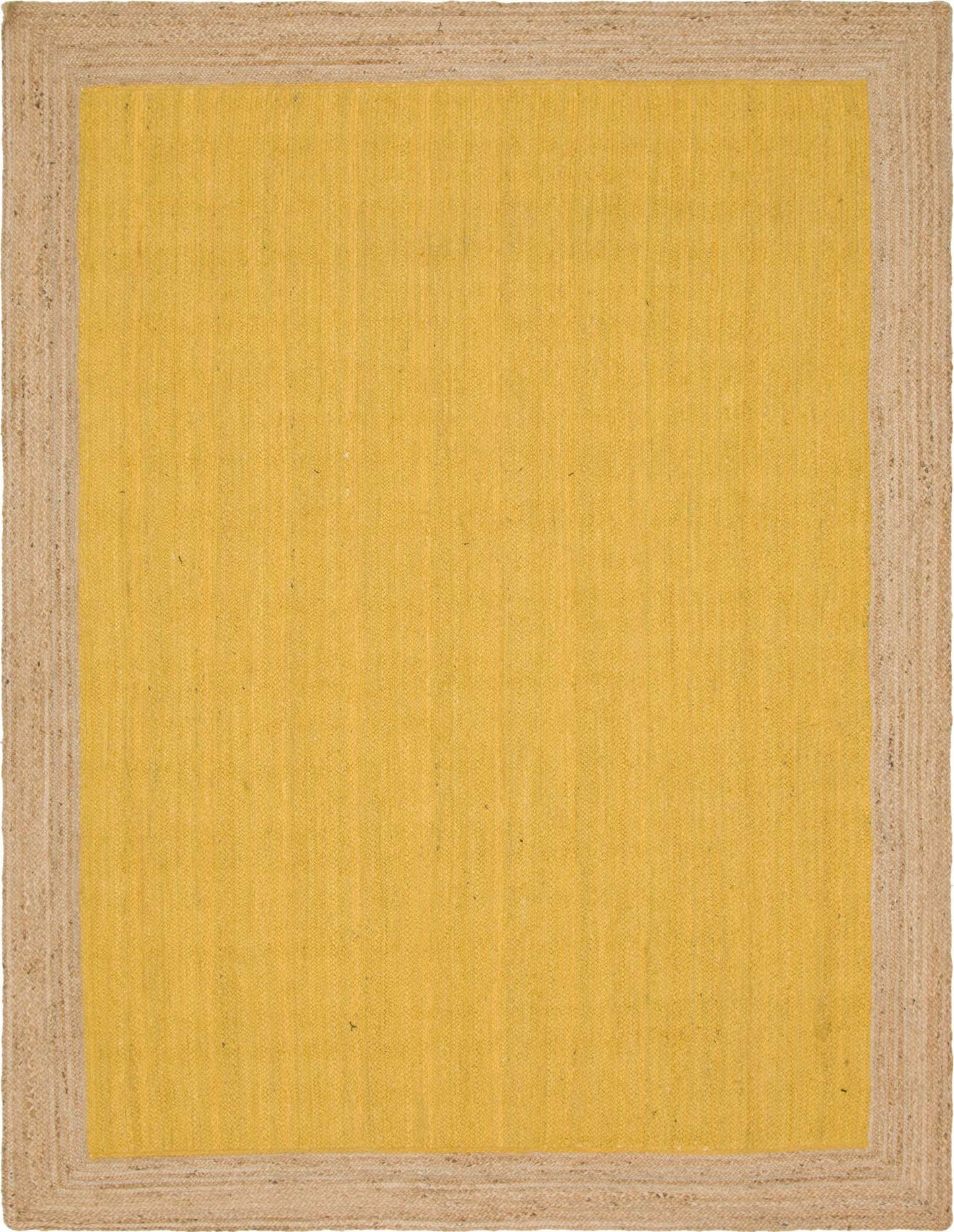 Natural Handwoven Jute Rug Rectangle Area Carpet Decor Eco-Friendly Boho Floor Carpet