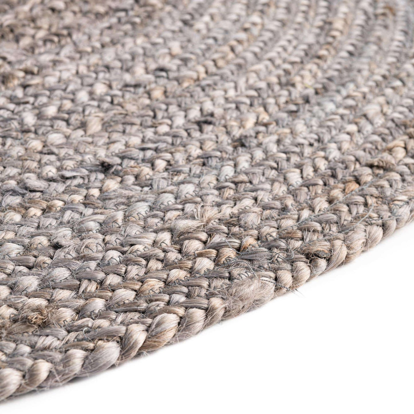 Natural Jute Rug – Eco-Friendly Handmade Round Carpet Farmhouse Jute Area Rug Living Room Bedroom Carpet