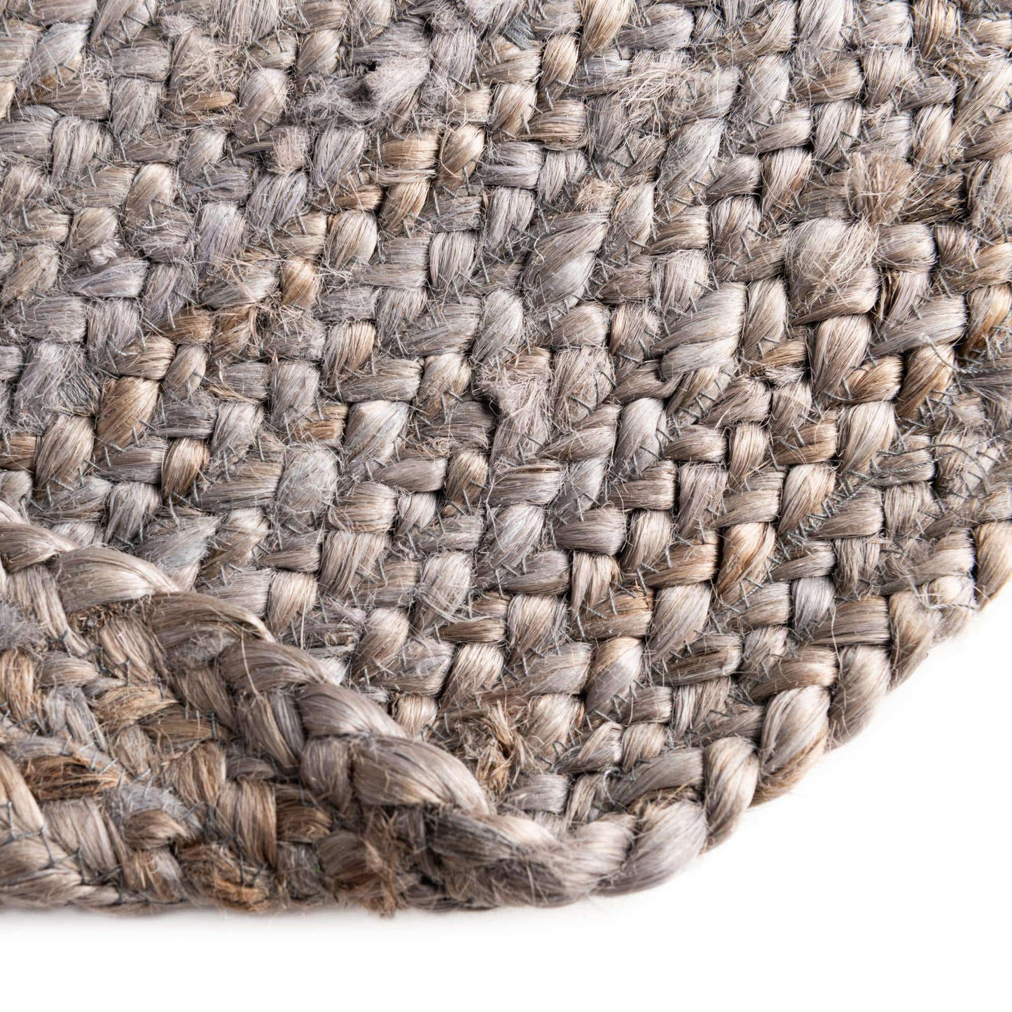 Natural Jute Rug – Eco-Friendly Handmade Round Carpet Farmhouse Jute Area Rug Living Room Bedroom Carpet