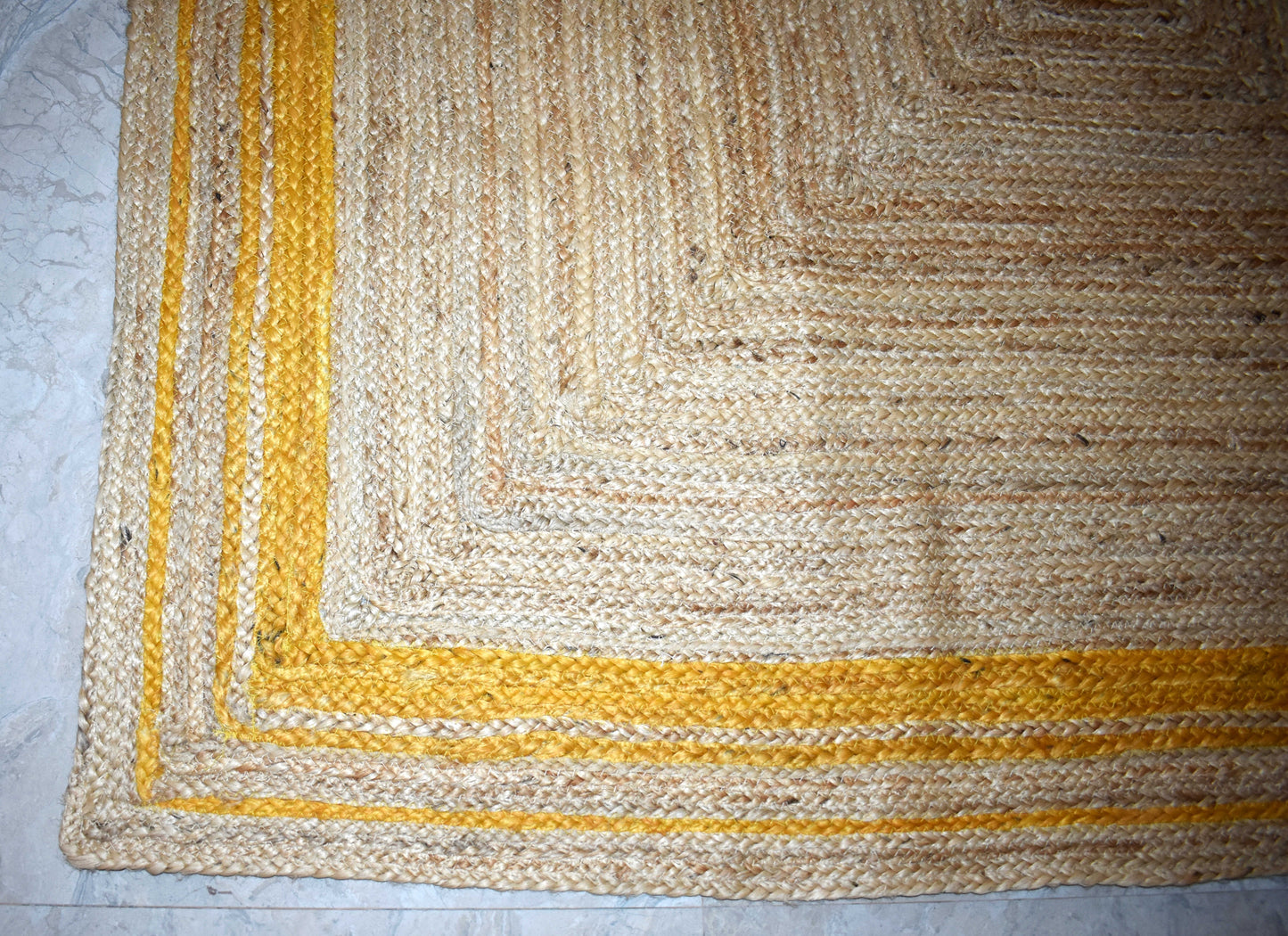 Jute Rug Rectangle Hand Braided Farmhouse Jute Area Rug for Living Room Hallway Bedroom