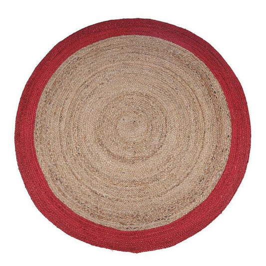 Ripaz Vogue - Handmade Round Jute Carpet Natural Boho Area Rug