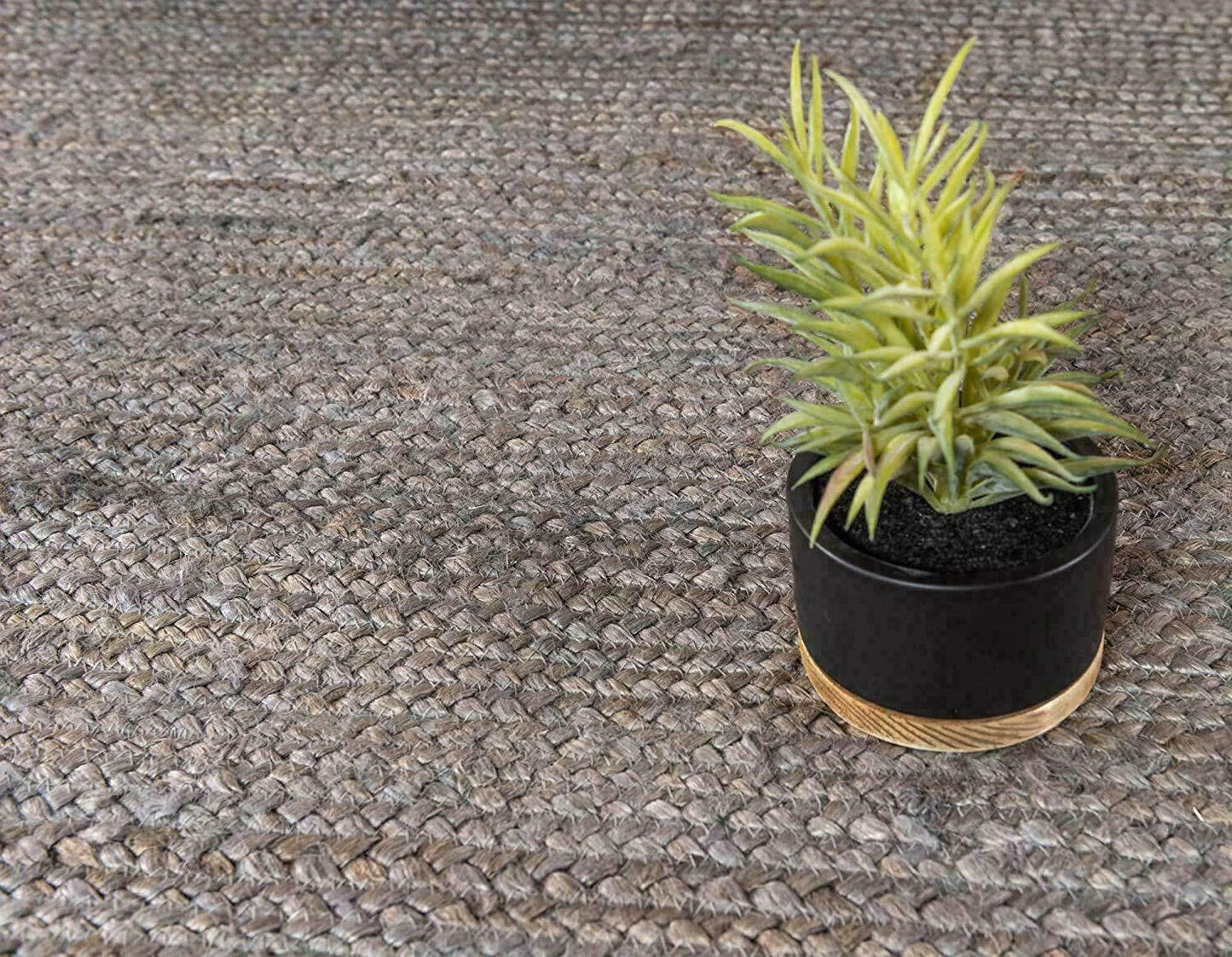 Modern Natural Jute Rug Eco Friendly Living Room Carpet Handmade Rustic Home Decor