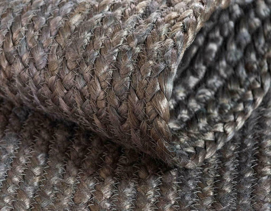 Modern Natural Jute Rug Eco Friendly Living Room Carpet Handmade Rustic Home Decor