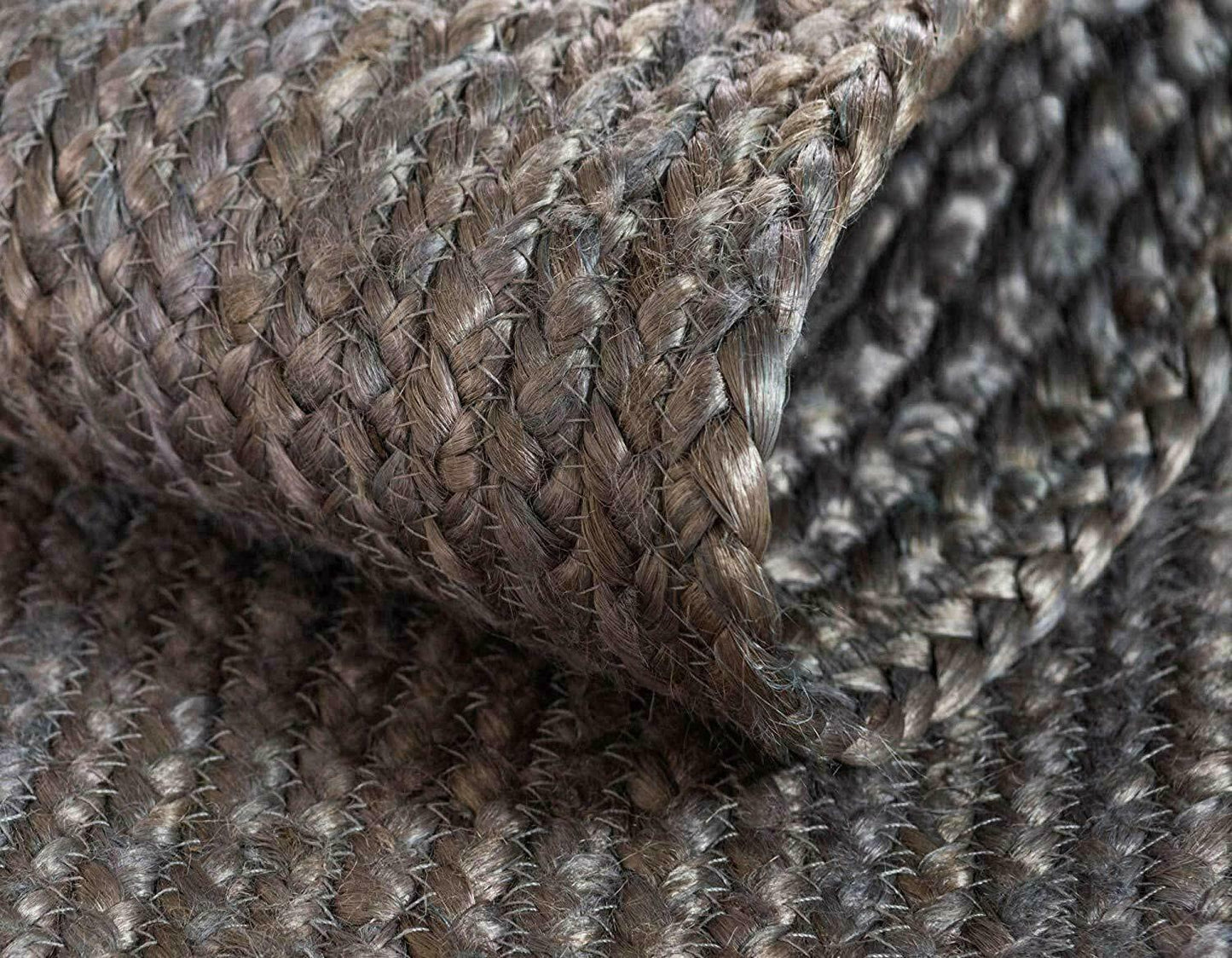 Modern Natural Jute Rug Eco Friendly Living Room Carpet Handmade Rustic Home Decor