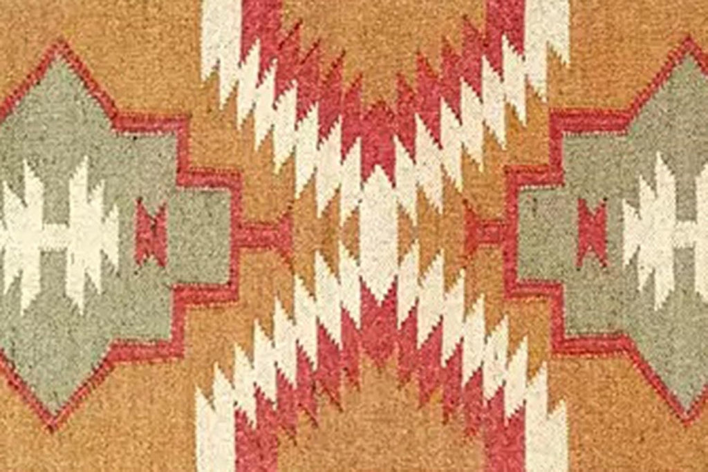 Tapis rectangulaire en jute naturel tressé à la main Ripaz pour décoration intérieure 