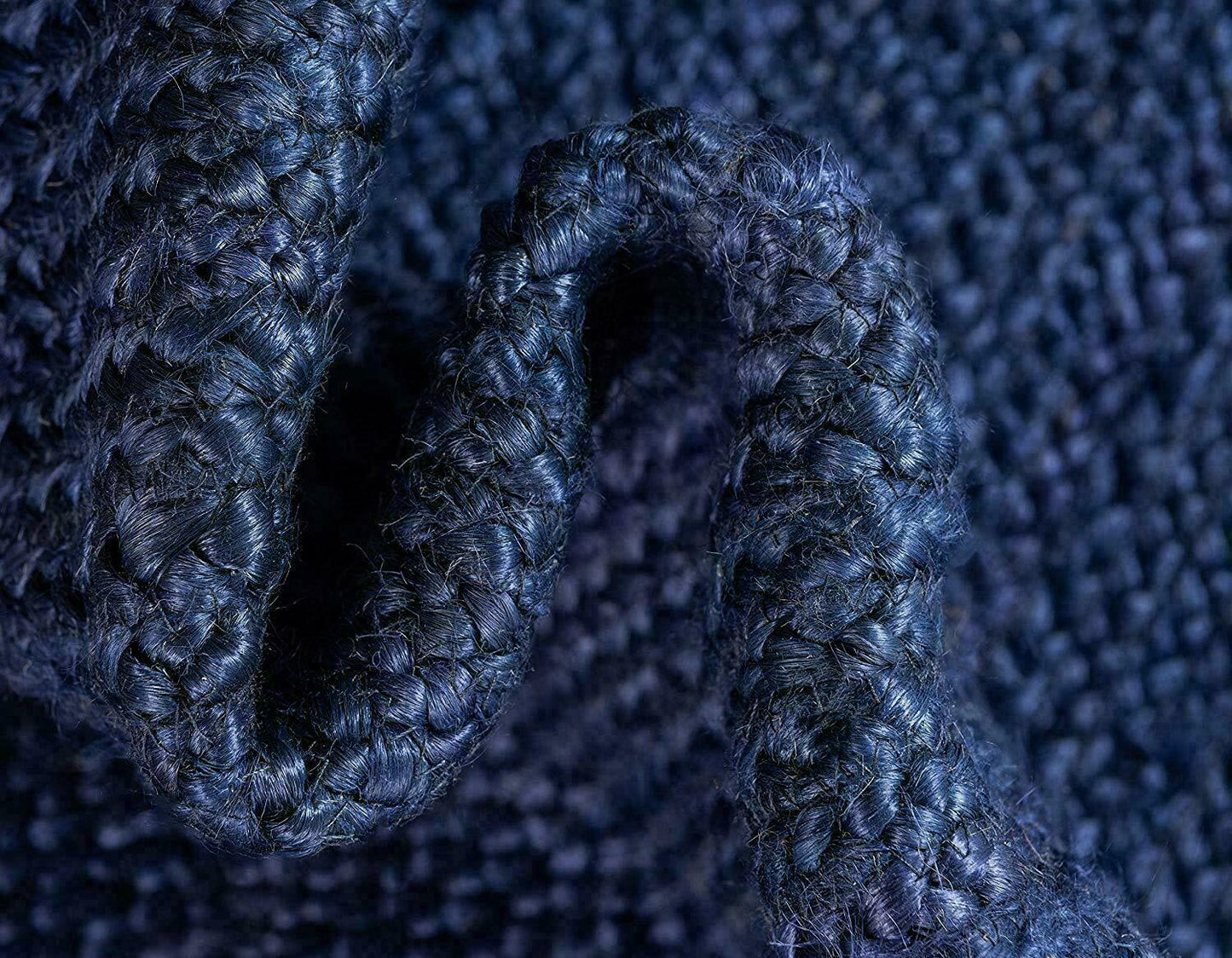 Natural Jute Rug Handwoven Modern Area Carpet Handmade Rustic Home Decor