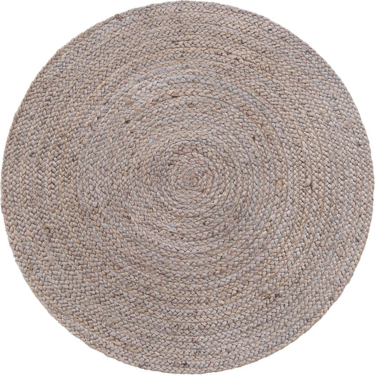 Natural Jute Rug – Eco-Friendly Handmade Round Carpet Farmhouse Jute Area Rug Living Room Bedroom Carpet