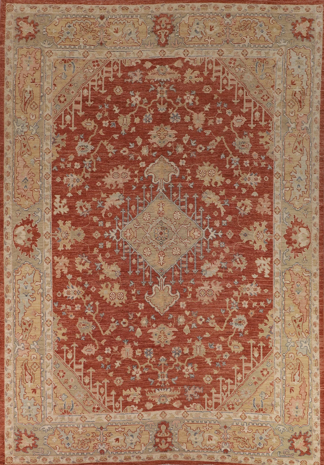 Wool Jute Rug Kilim Traditional Rustic Look Dhurrie Living Room Bedroom Carpet (KLM-60)