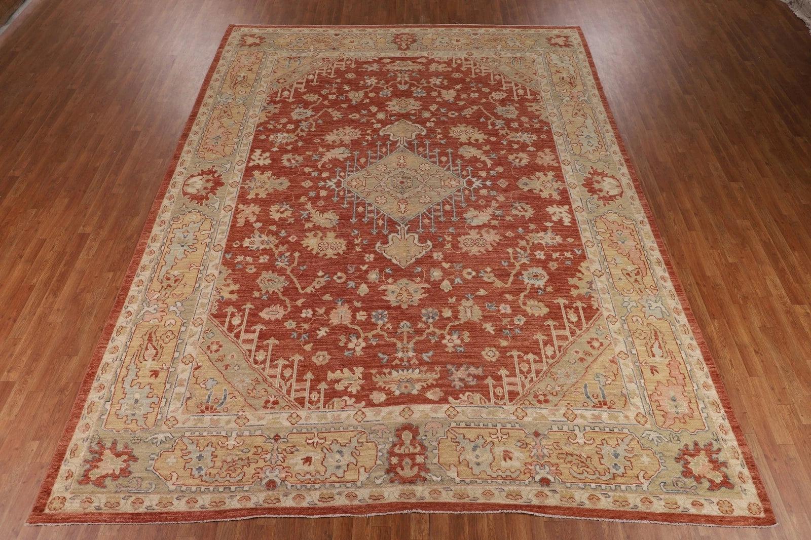 Wool Jute Rug Kilim Traditional Rustic Look Dhurrie Living Room Bedroom Carpet (KLM-60)