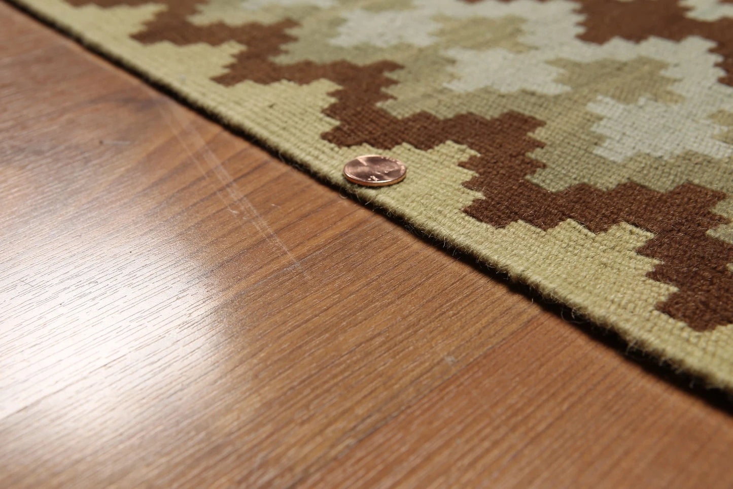 Tapis rectangulaire en jute naturel tressé à la main Ripaz pour décoration intérieure 