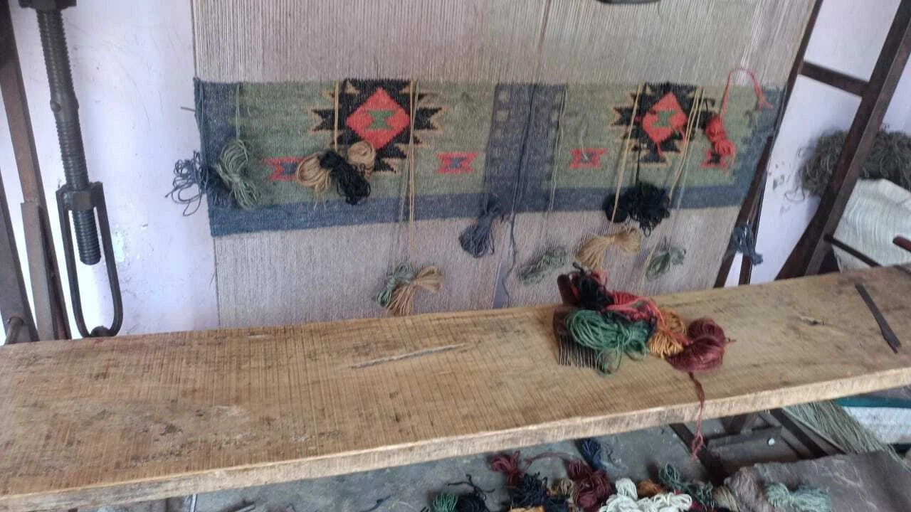 Ripaz Vogue Jute-Teppich, rechteckig, handgeflochten, modernes Design, für Wohnzimmer, Blau und Beige 