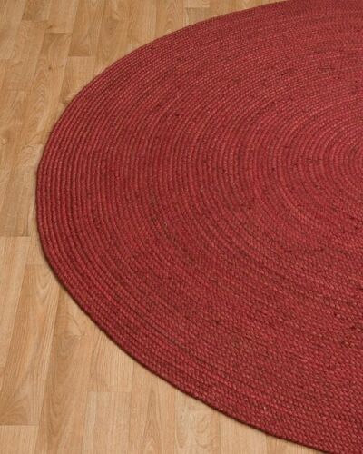Jute Rug Design Braided Jute Rug Eco-Friendly Braided Round Round Jute Area Rug Boho Farmhouse Floor Carpet
